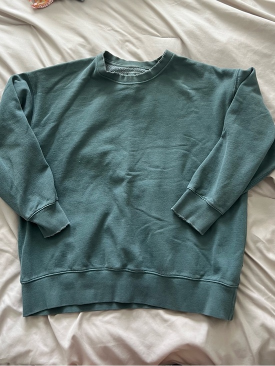 American Eagle Outfitters Tops - AEO Crewneck Sweatshirt in Teal